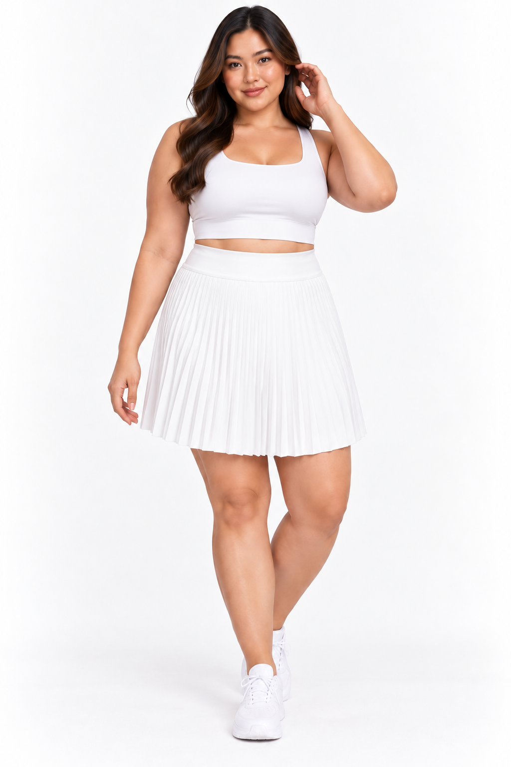 All-Size Pleated Skort